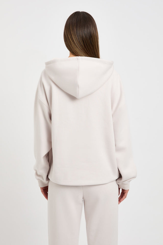 product Brushed Axel Hoodie Kookai High neck Relaxed white womens-jumpers 