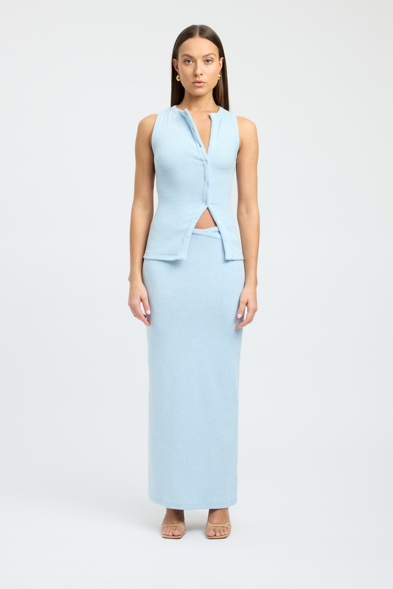 Baby blue outlet pencil dress