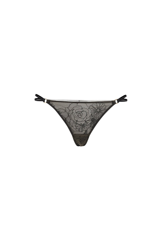 Elodie Embroidered G-String