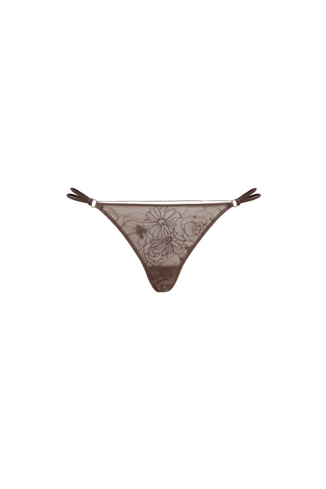 Elodie Embroidered G-String