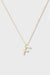 F - Initial Necklace