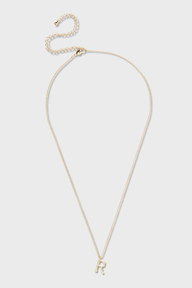 R - Initial Necklace