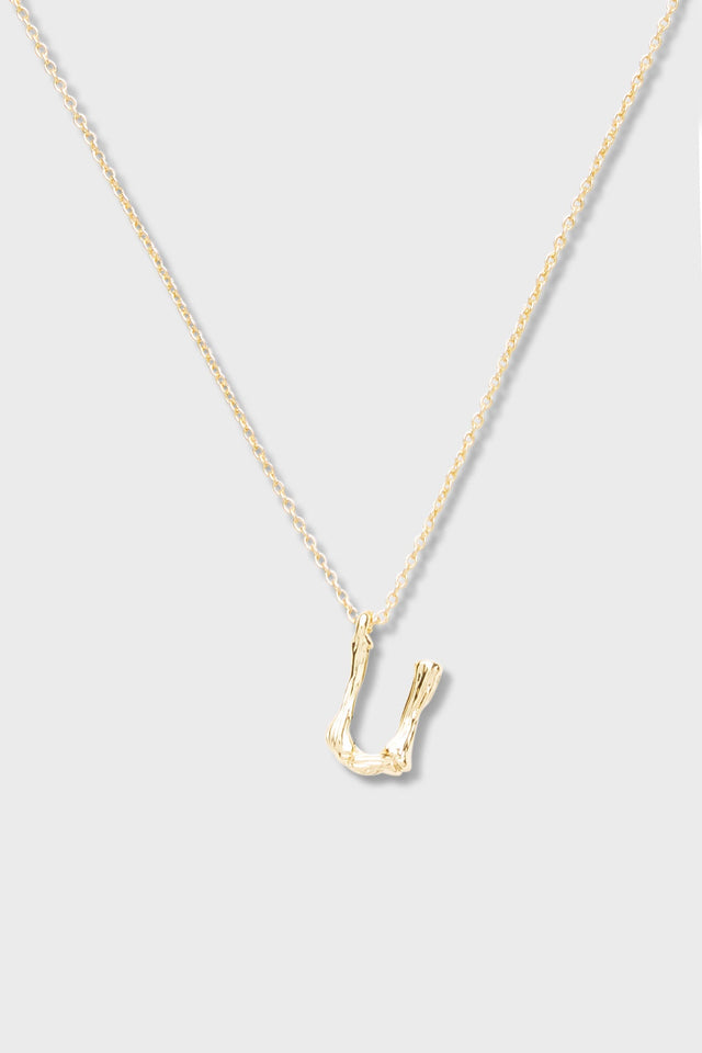 U - Initial Necklace