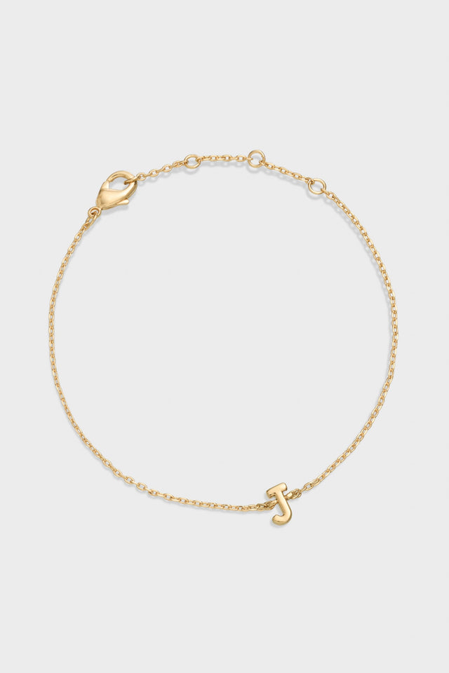 J - Letter Bracelet