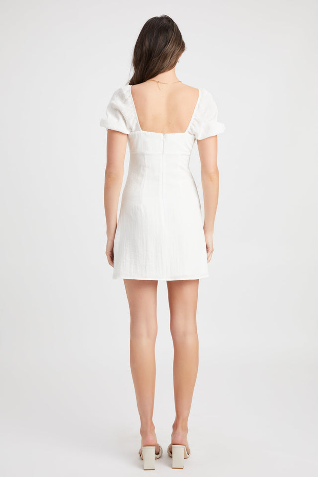 Hayman Button Mini Dress