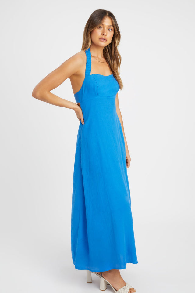 Georgette Halter Dress