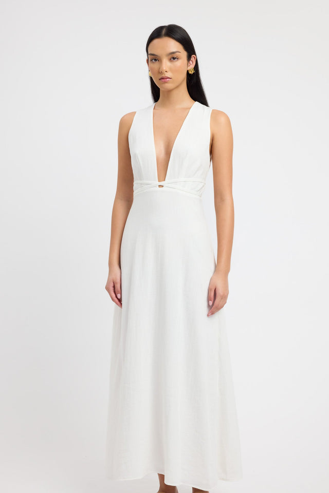 Hayman Deep Vee Dress