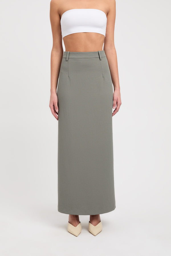 Buy Ariel Midi Skirt Agave Green Online | New Zealand