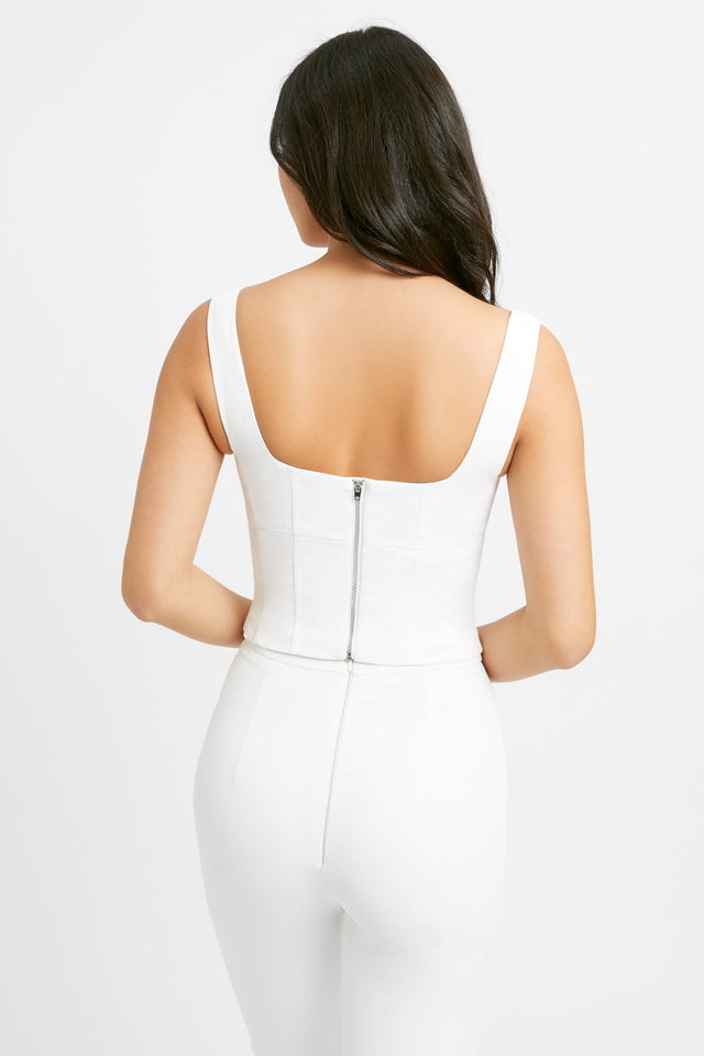 Oyster Bustier Top