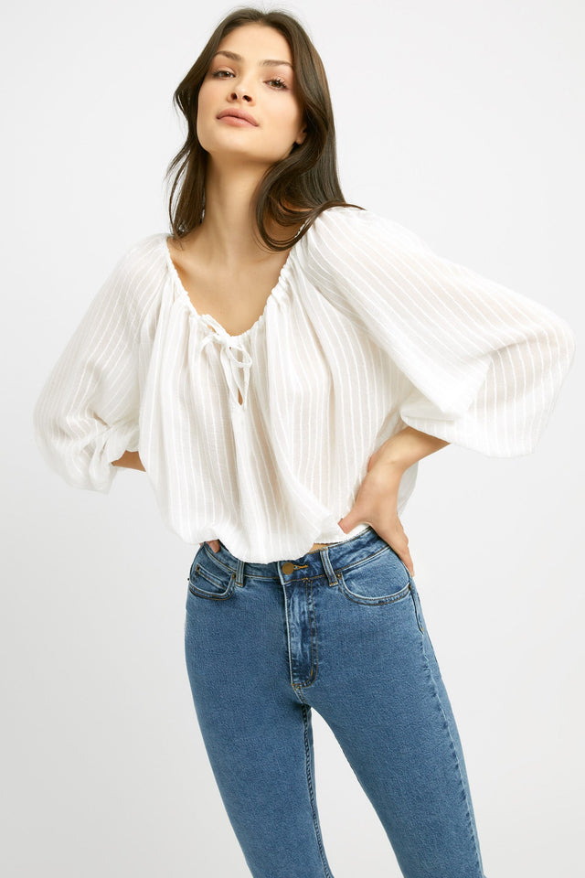 Ella Drawstring Blouse