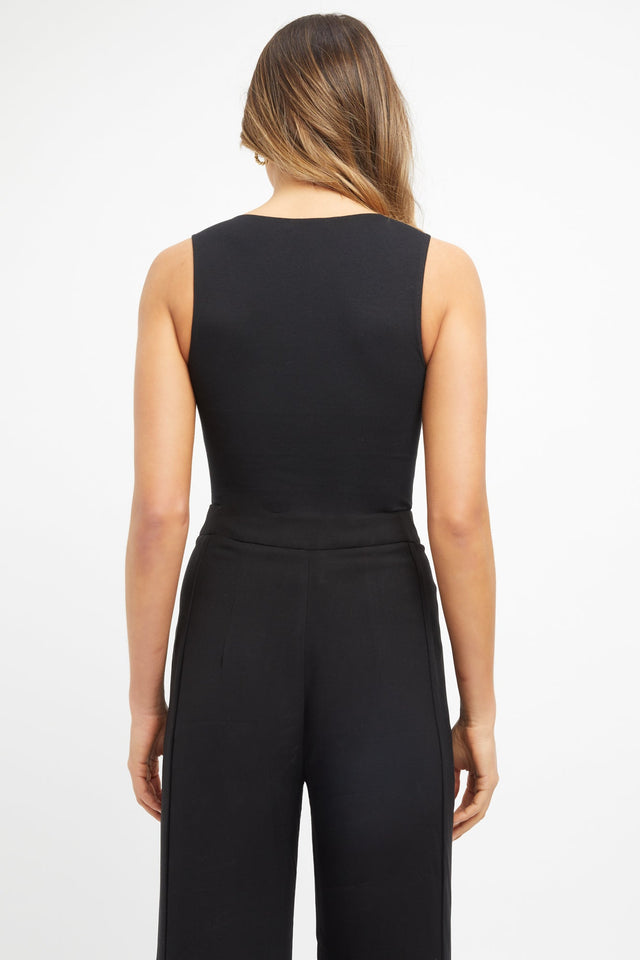 product Carla Bodysuit Kookai Plunge black womens-bodysuit 