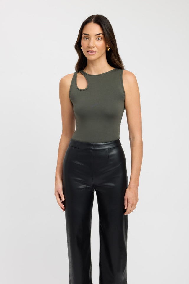 product Cindy Tank Kookai Fitted Roundneck Sleeveless Womens-Blouse 