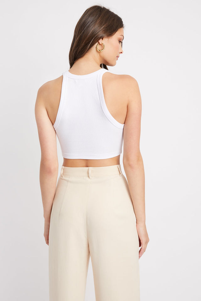 Harlow Racer Crop