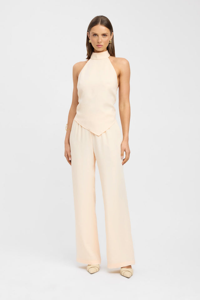 side Maria Wide Leg Pant Kookai Wide-leg High-rise beige womens-regular-pants 